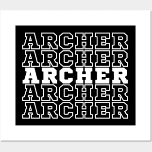 Archery. Archer. Posters and Art